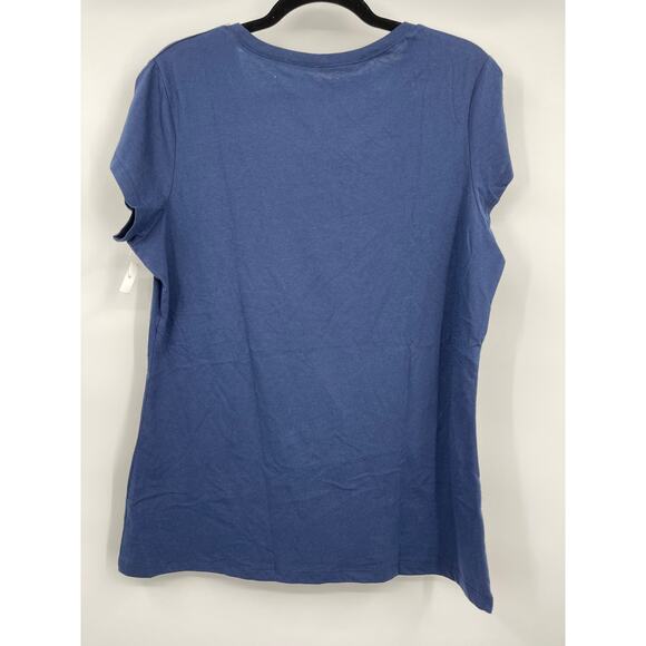 Wound Up Blue Western Rodeo Graphic TShirt Short Sleeve Juniors Womens 3XL NEW - Picture 8 of 8